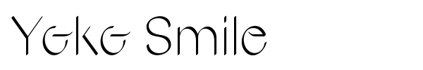 Yoko Smile font preview